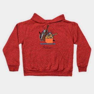 B Kliban Cats Guitar Kids Hoodie